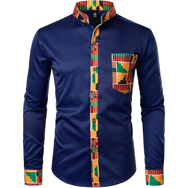 Amazon.com: ZEROYAA Men's Hipster Patchwork Design Slim Fit Long