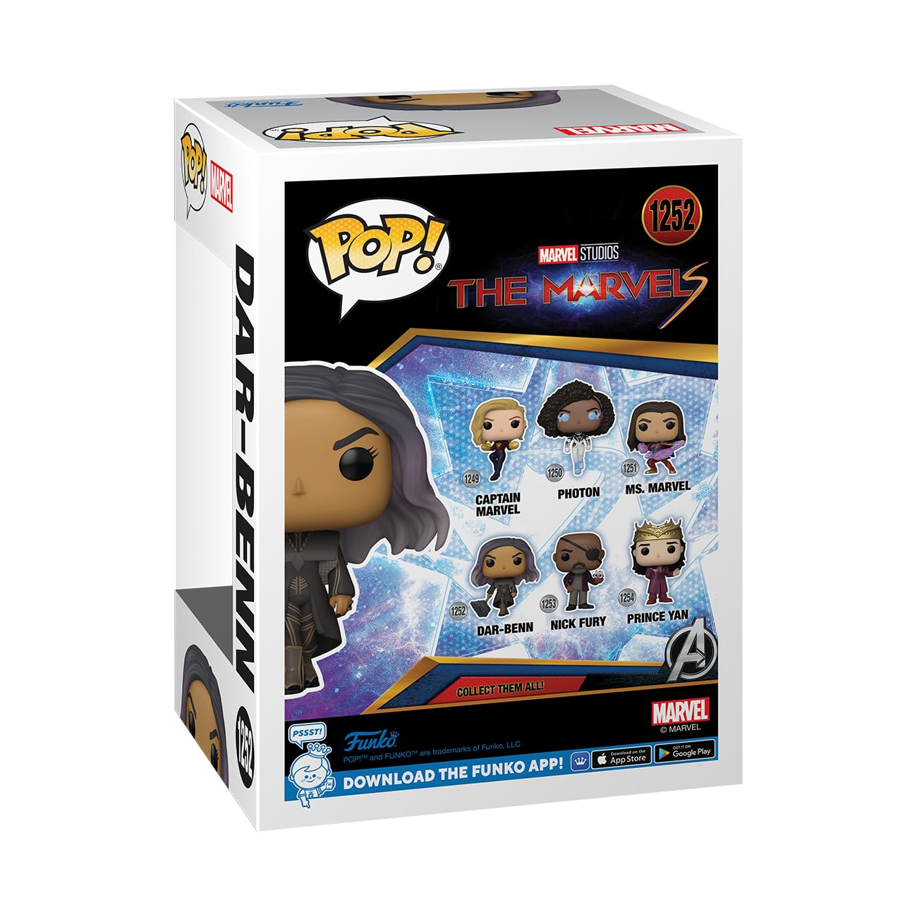 Funko POP! Vinyl: The Marvels - DAR-Benn - Collectable Vinyl Figure - Gift Idea - Official Merchandise - for Kids & Adults - Movies Fans - Model Figure for Collectors and Display