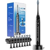 Onlyone Electric Toothbrush for Adults, Rechargeable Electric Toothbrush with 8 Brush Heads, Travel Case, Charging Base &amp; Wireless Charging - 5 Modes with Smart Timer