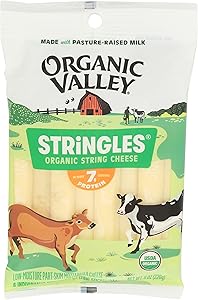 ORGANIC VALLEY Organic Mozzarella String Cheese, 8 OZ