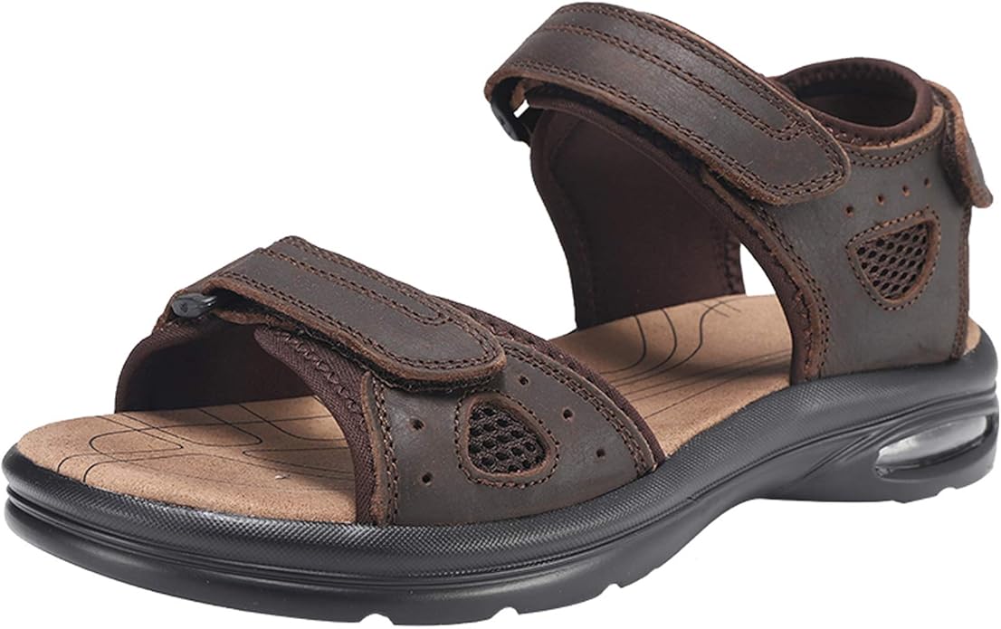 Amazon.co.jp ZanYeing Air Cushion, Men's Sandals, Leather, Sports