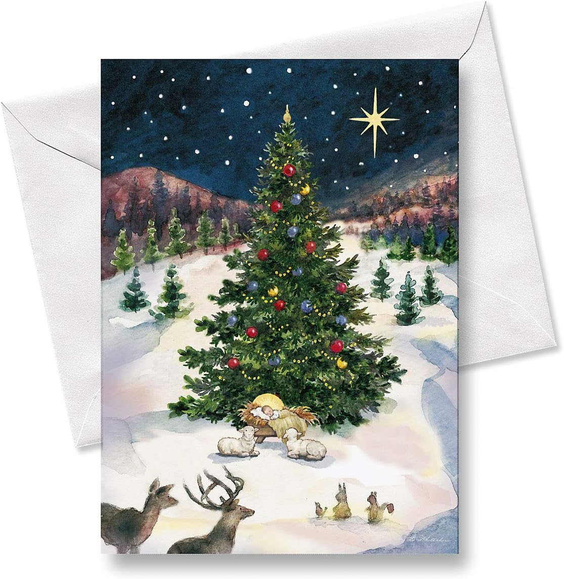 Bible Verse Against Christmas Trees / Christmas Tree Shirt
