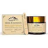 Shilajit Resin 50g Bottle Absolutely Pure Wild Himalayan Authentic Natural Organic Fulvic Acid and 85+ Trace Minerals Most Potent for Men and Women Third Party Lab Tested ISO: 17025 Accredited USA