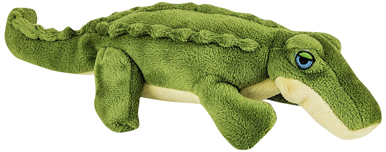 Fluff & Tuff, Savannah Baby Gator, Durable Plush Dog Toy