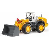 Bruder 02430 Liebherr Wheel Loader L574 Realistic Toy, for Kids, 1:16 Scale | 1:16 scale, large tilting loading shovel, made in Germany, ages 4+