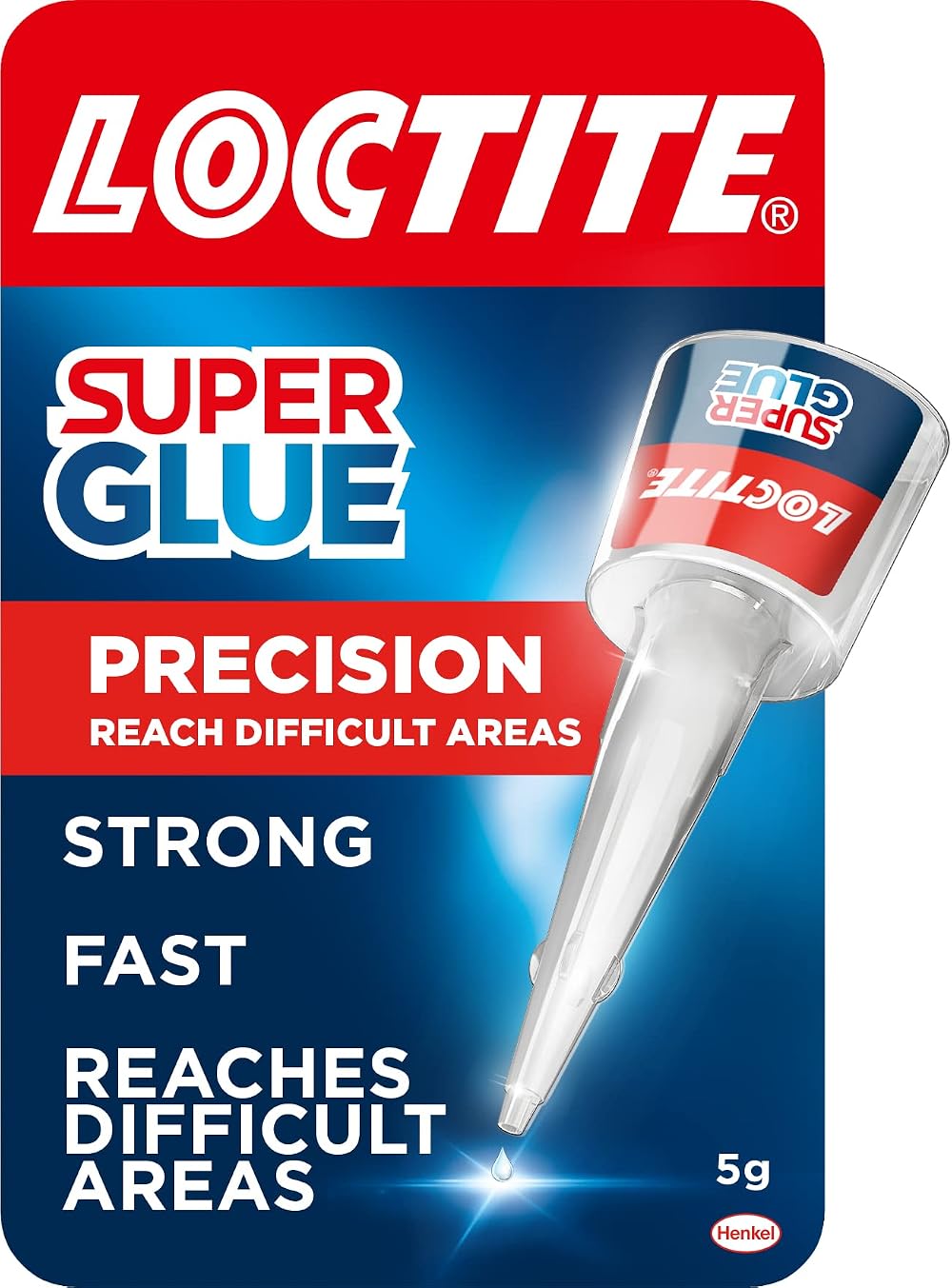 Loctite Precision 5g Clear Super Glue - Quick, Accurate Bonding