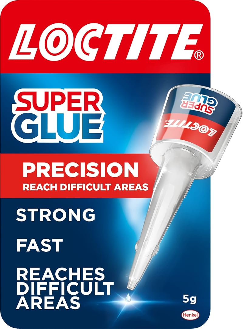 Loctite Precision 5g Clear Super Glue - Quick, Accurate Bonding