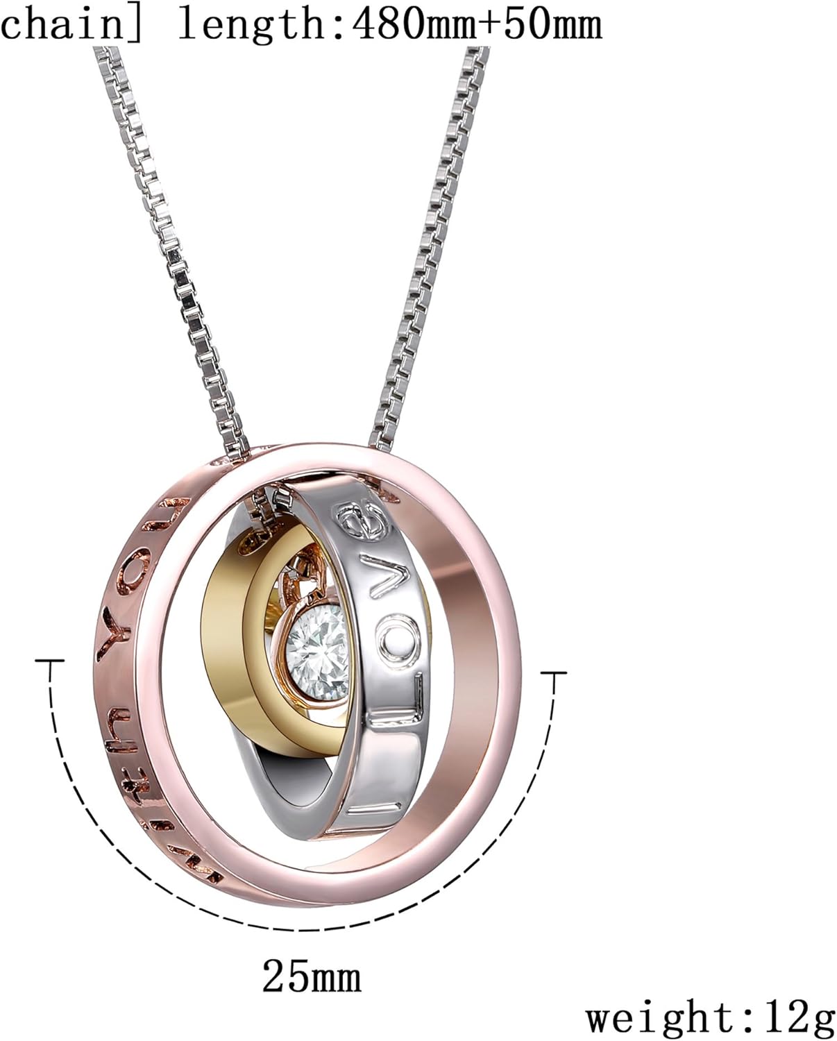 mom script necklace