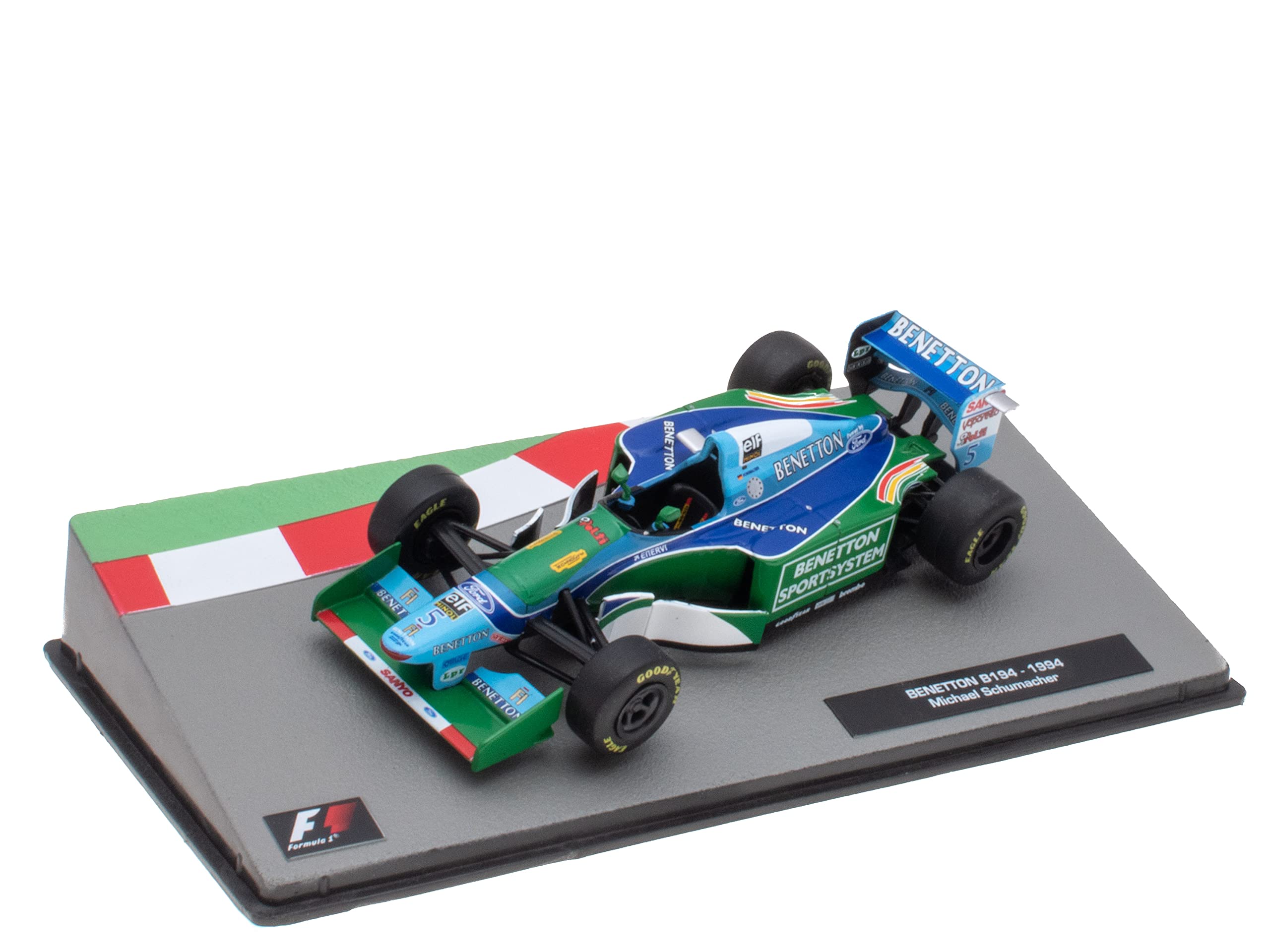 OPO 10 - Miniature car Formula 1 1/43 compatible with BENETTON B194 - Michael Schumacher - 1994 - F1 FD016