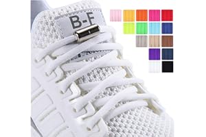 Olukssck [2 Pairs] No Tie Elastic Shoelaces for Kids, Adults, One Size Fit All