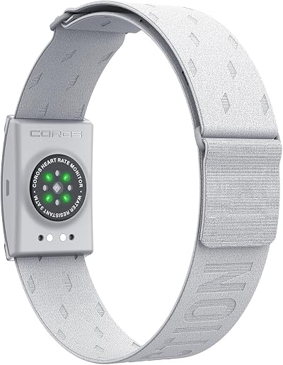 COROS Heart Rate Monitor Armband Comfort, Auto Wear Detection, Bluetooth