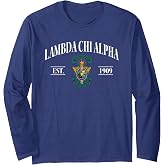 Lambda Chi Alpha Fraternity Est.1909 LXA Lambda Chis LCA Long Sleeve T-Shirt