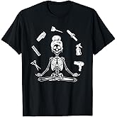 Hair Stylist Skeleton Hairdresser Hairstylist T-Shirt