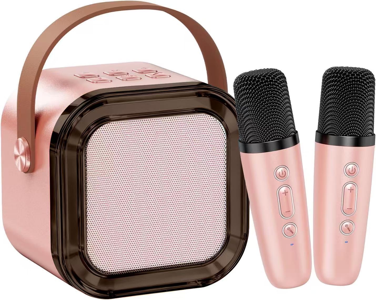 Mini Karaoke Machine Kids & Adults – Kids Karaoke Machines for Girls, Kid Microphone with 5 Voice-Changing Effects, Fun Party Singing Set & Gifts Toys for Girls 5 6 7 8 9 10+ Years