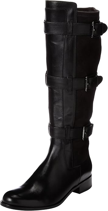 cole haan black knee high boots