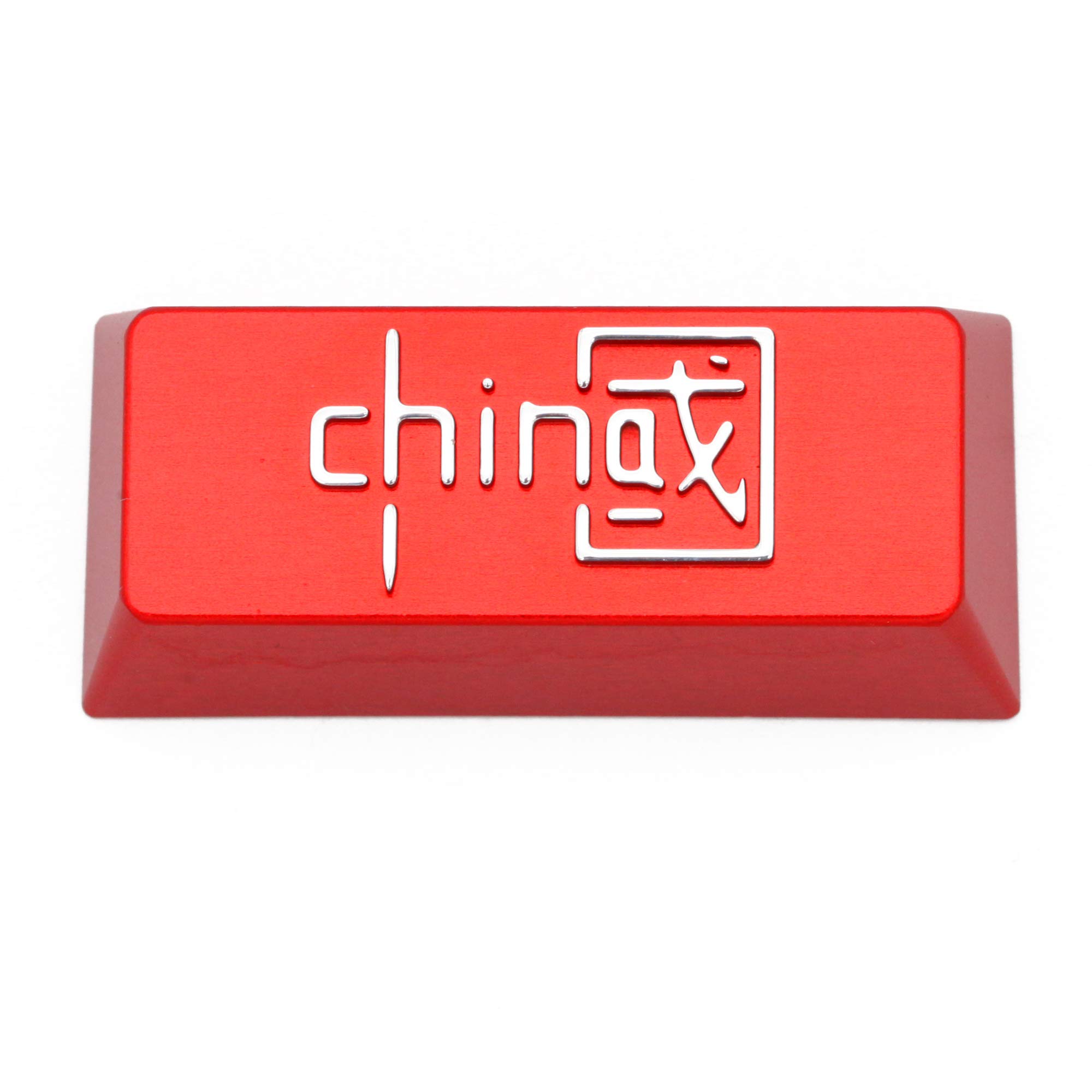 KEYFIRST FOT1 China Zhong Guo Enter Artisan Keycap CNC Anodized Aluminum Compatible Cherry MX switch