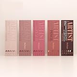 HQDA 6 PCS Matte Nude Lip Liner Pencil Set Waterproof Long Lasting Contour (#02 view 7