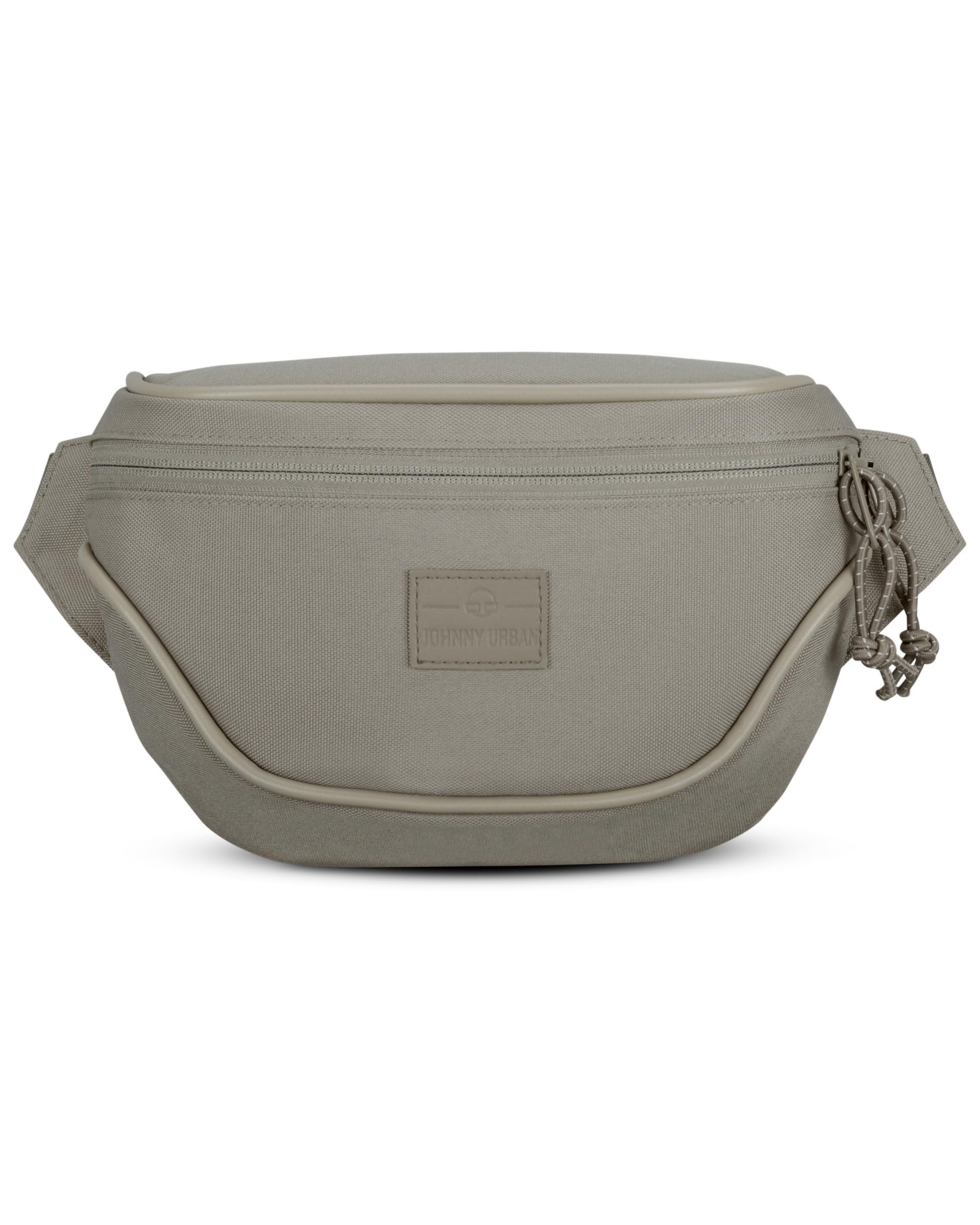 JOHNNY URBAN Bum Bag Fanny Pack Women & Men Grey - Ben - Hip Bag Made of Recycled PET Bottles for Festivals, Sports & Travel - Water-Repellent