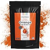 Plant-Based Natural Food Color Powder by Chefmaster, No Artificial Dyes, Annatto Powder for Icing, Fondant, Buttercream & Decorating, Quality Crafted in California USA, Orange, 4 oz