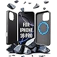 Roxx Next Era Case | Worldwide Unique | Compatible with iPhone 16 Pro | MagSafe Compatible | Hardcase | Inner Protection | Screen Protection | Camera Protection Black