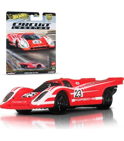 Amazon.com: H&W+S Porsche 917 LH Hot Wheels 2018 Gulf Legends of