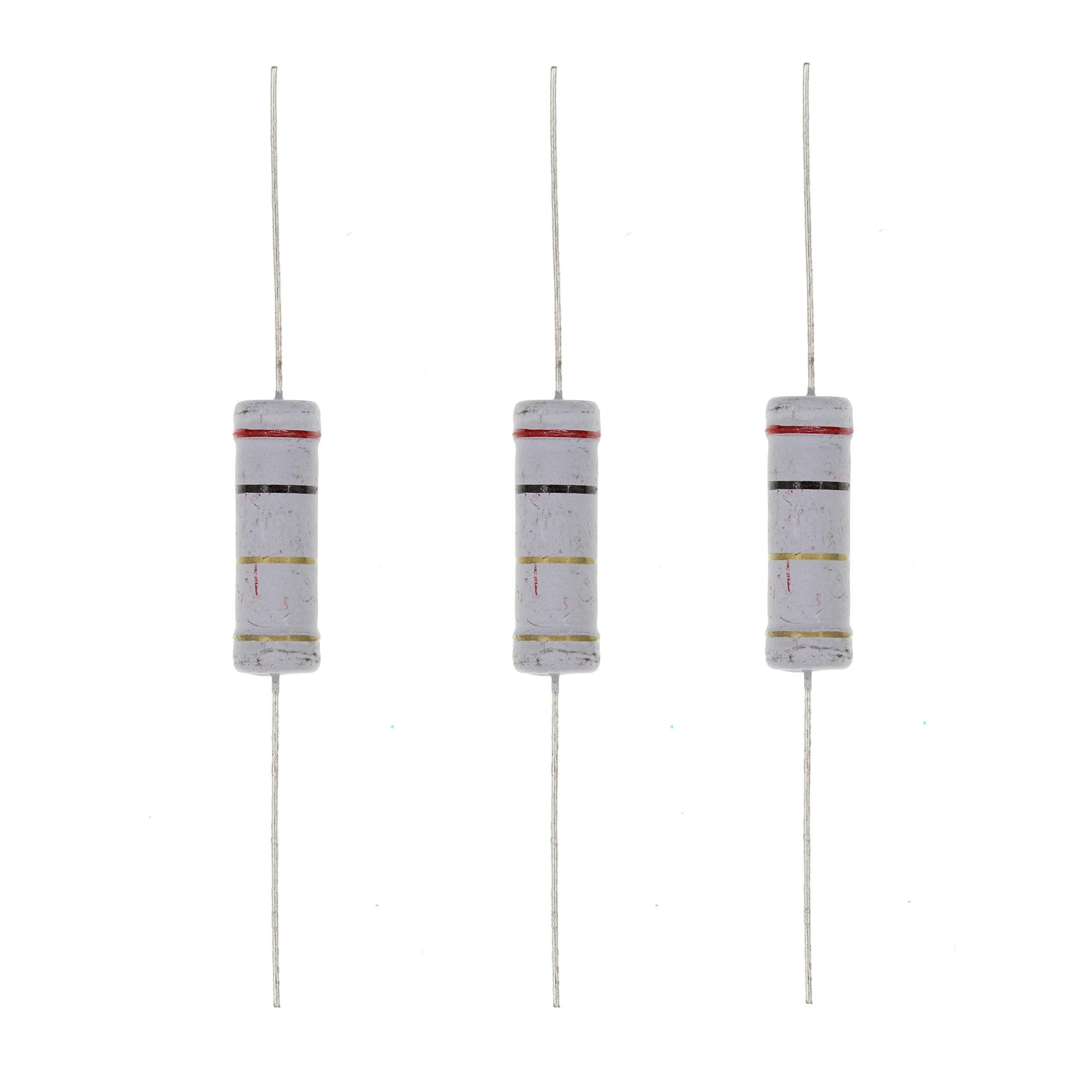 HUABAN 10PCS 5W 5 Watts 2R 2 Ohm 5% Metal Oxide Film Resistor