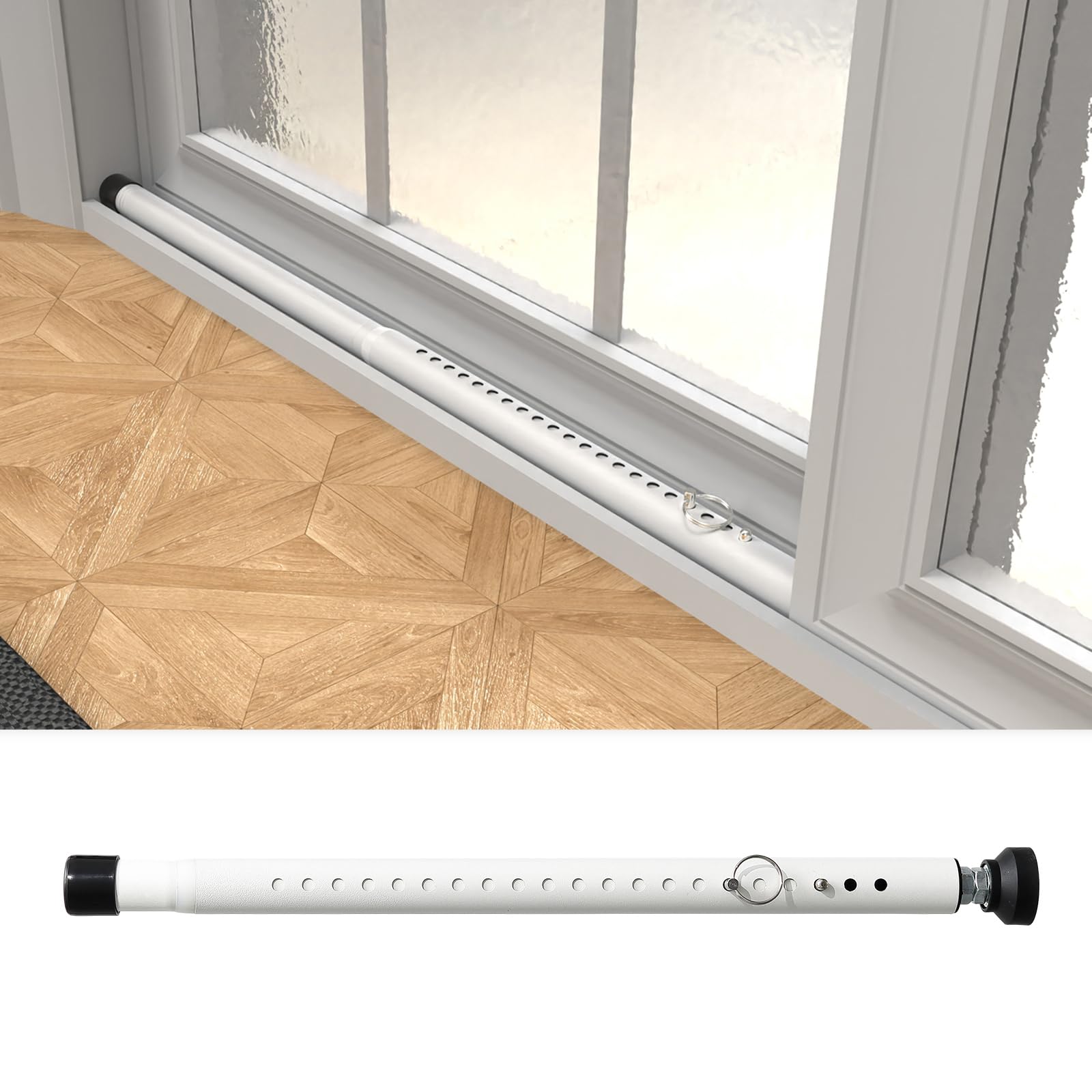 Sliding Door Security Bar 18"-51", Adjustable