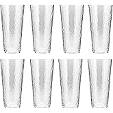 KX-WARE 26-ounce Acrylic Highball Glasses Plastic Tumbler Larger Drinking Glasses, set of 8 Clear