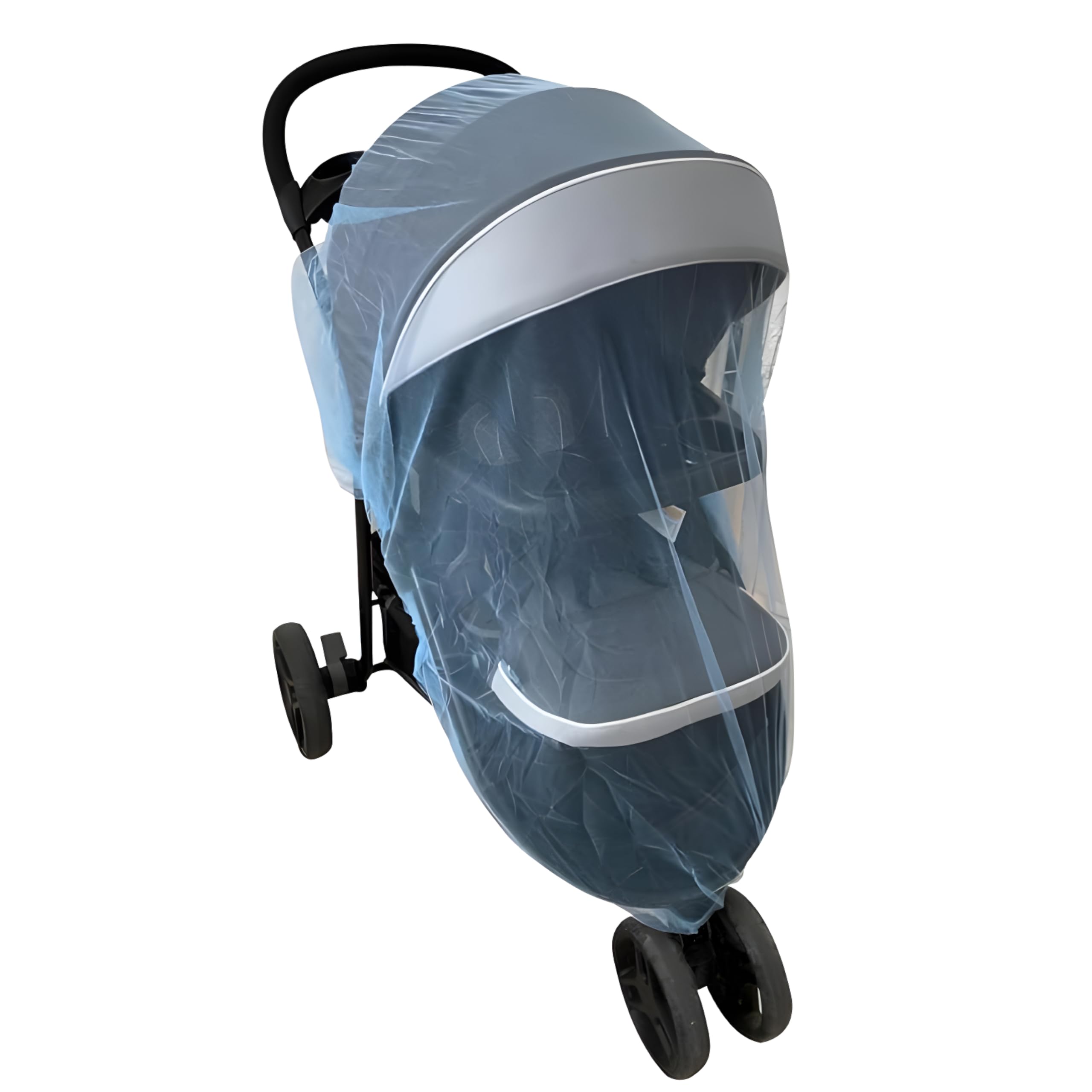 Photo 1 of Enovoe Mosquito Net for Stroller, Bassinet, Cradle - Blue Baby Mosquito Net Cover for Playards, Pack N Plays, Mini Crib
