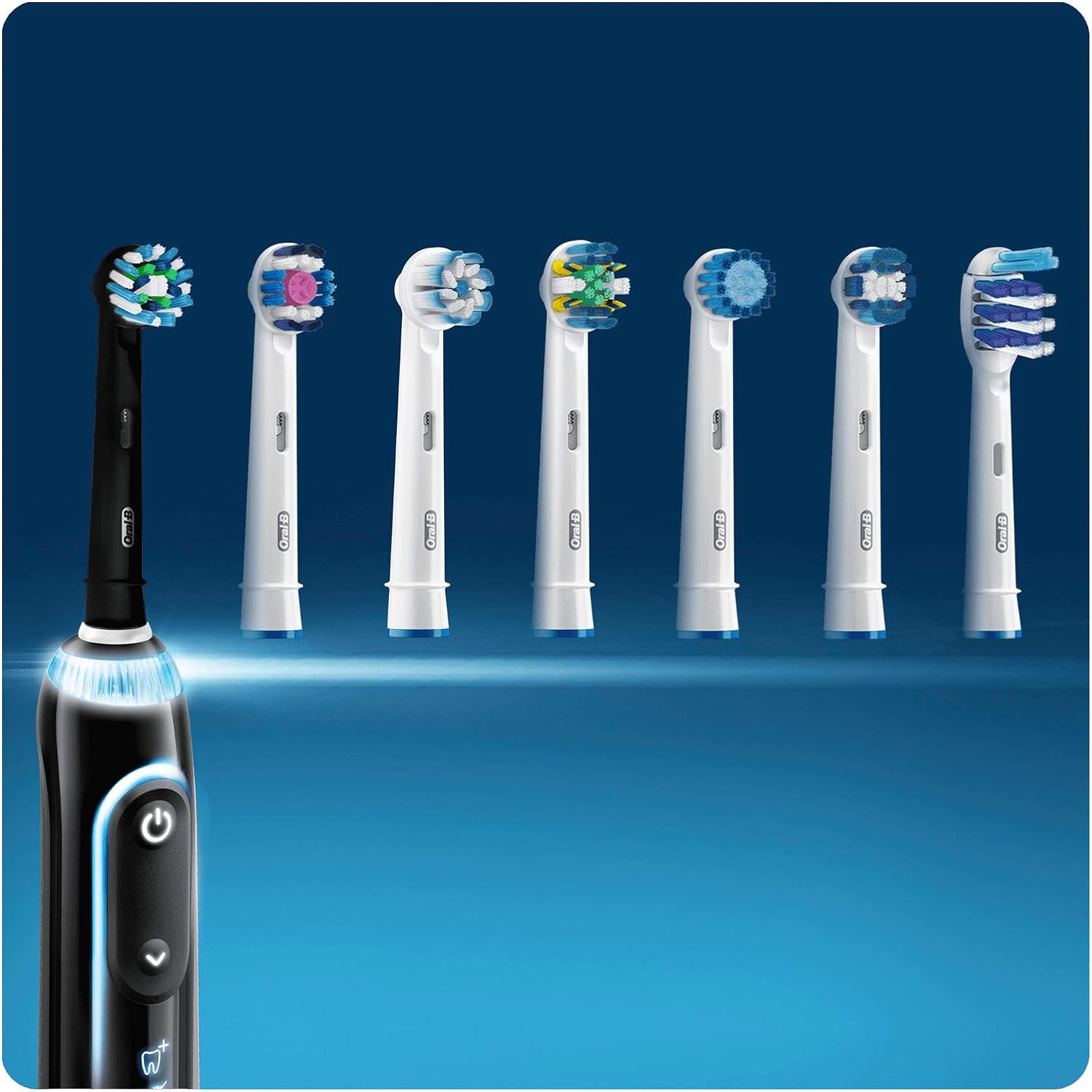 Oral-B Cross Action Black Electric Brush Heads, Pack of 2, 2 count (Pack of 1) - Image 5