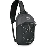 Osprey Quasar Shoulder Sling Bag, Gray OS | commuter backpack, everyday bag, campus pack, laptop carry, laptop sleeve, work school travel, crossbody carry, Gray color
