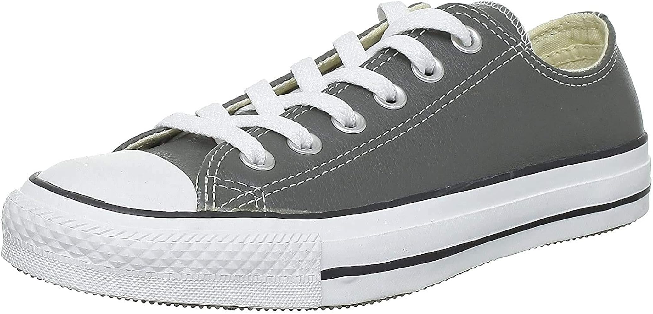 leather chuck taylors low