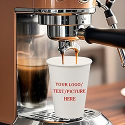 ECOEXTRA Custom Paper Cups, Personalized Disposable
