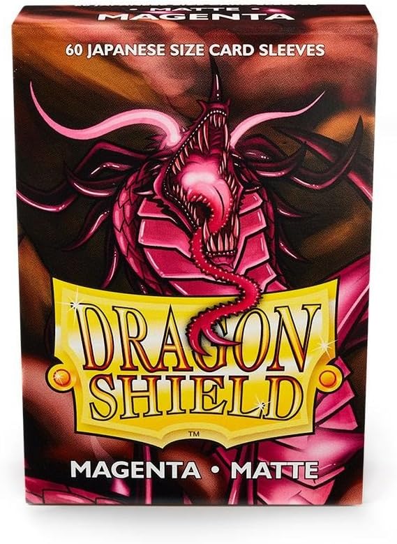 Dragon Shield Small Sleeves - Japanese Matte Magenta (60 Sleeves)