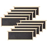 BeeCastle Medium Beehive Frames and Wax Foundations,10 Pack Honey Bee Frames with Wooden Bee Hive Frames and 100% Beeswax Coated Foundations, 6-1/4-Inch (Black)
