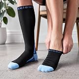 Calves Kelson 2 Pairs Compression Socks 20-30 mmHg Knee High view 6