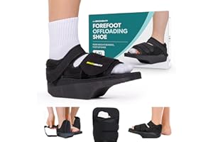 BraceAbility Forefoot Offloading Post-Op Shoe - Non-Weight Bearing Medical Wedge Boot for Diabetic Foot Ulcer, Metatarsal Fracture, Broken Toe, Bunion, Hammer Toe Surgery - Fits Men and Women (XL)