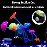Uniclife Glowing Effect Artificial Mushroom Aquarium Decor 10x6x10 cm view 4