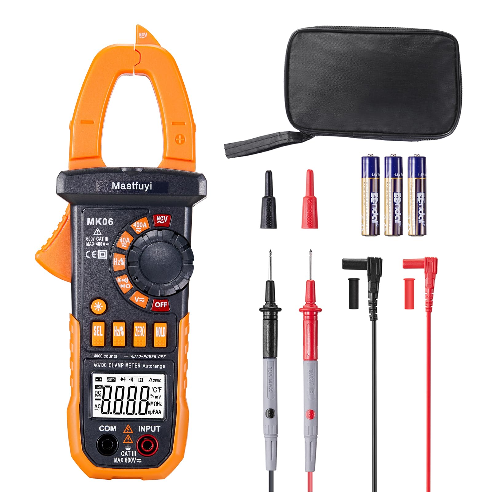 Mastfuyi Clamp Meter Digital, AC/DC