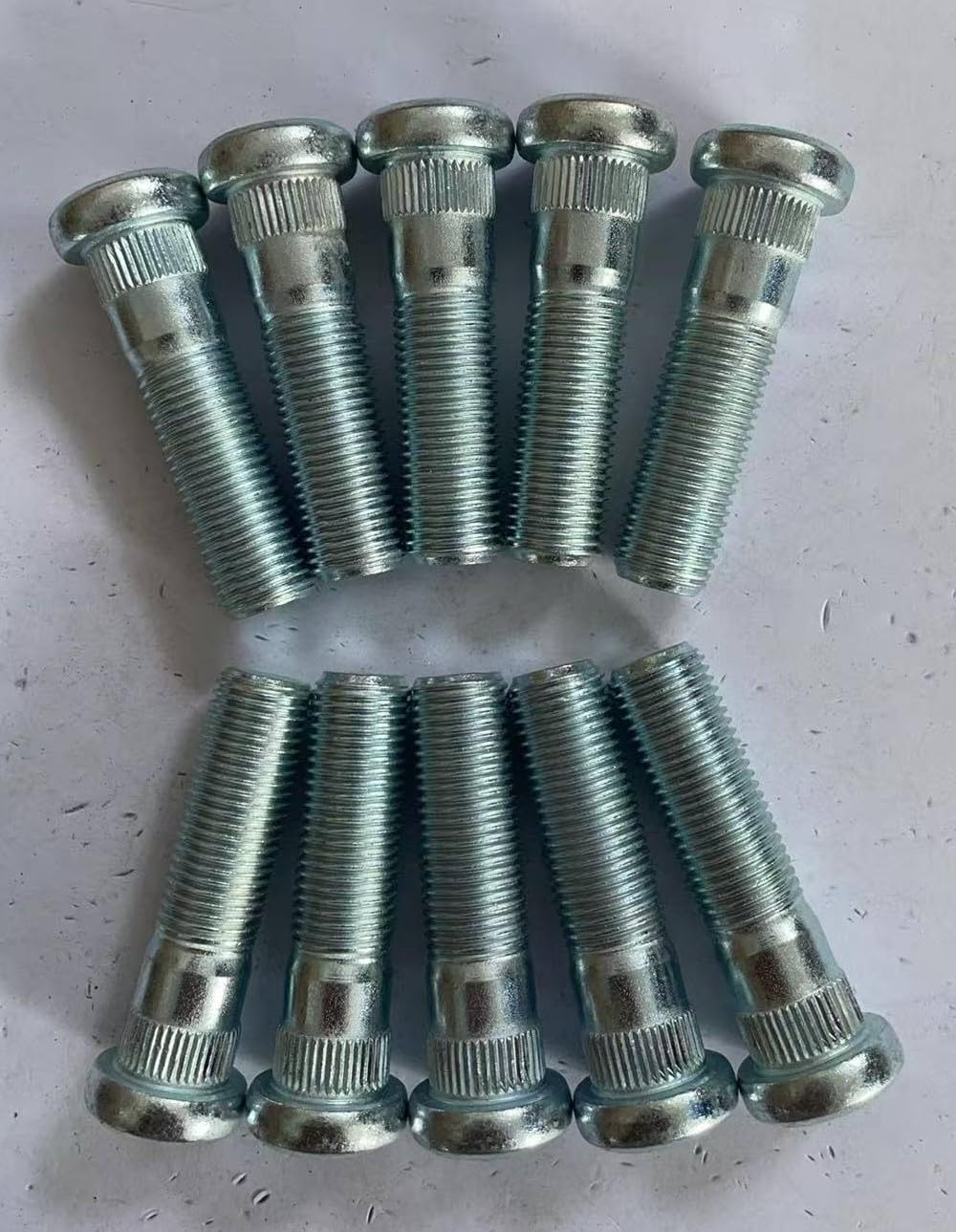 Photo 1 of 10 PCS Serrated Front Wheel Stud 1/2" Longer Than Stock Lug Bolt Extended Extra Length Replacement for Nissan NP300 Pathfinder Sentra Frontier D21 Xterra Infiniti QX4