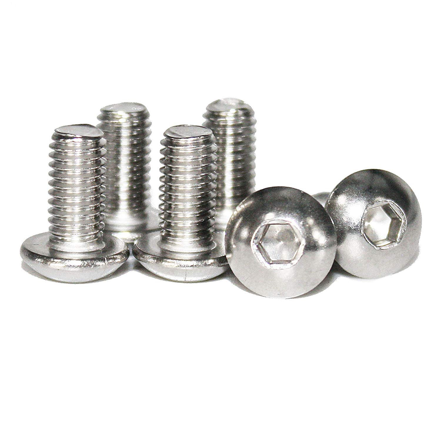 M5 ISO 7380 Round-Head Screw with I-Hex, A2 Bolts