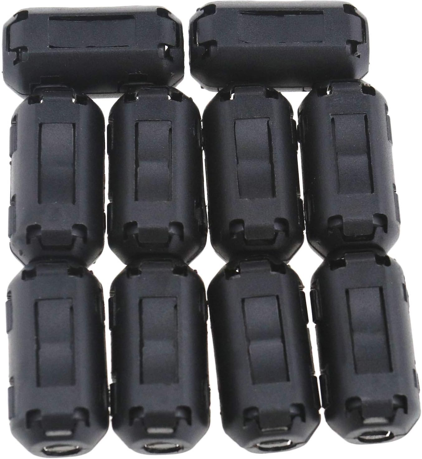 SING F LTD10x Noise Suppressor Cable Clip-on Ferrite Ring Core RFI EMI 3.5mm Diameter Cable
