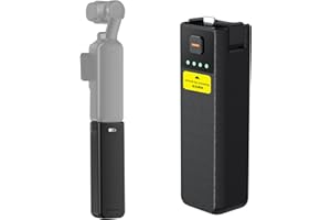 CYNOVA Osmo Pocket 4 Battery Handle for DJI Osmo Pocket 4 Accessories, Pocket 4 Battery Grips Compatible with DJI Pocket 3/Xt