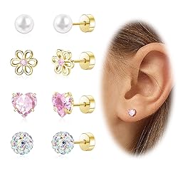 Hypoallergenic Earrings for Girls Toddler Surgical