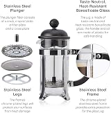 Bodum French Press Caffettiera White 1L 8 Cup Coffee Maker view 5