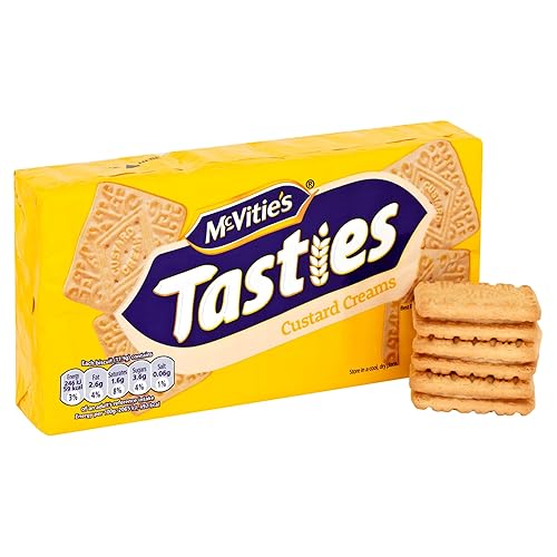 McVitie's Tasties Custard Creams Biscuits, 300 g (Pack of 1)