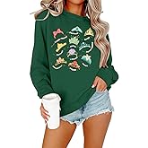 BANGELY Magical Sweatshirt Women Cute Embroidered Magic Princess Sweater Family Vacation Shirt Casual Long Sleeve Top