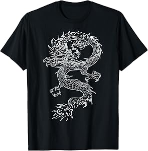 Japanese Dragon Tattoo Men's Graphic Tee Design T-Shirt