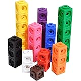 edxeducation Math Cubes - Set of 100 - Linking Cubes For Early Math - Connecting Manipulative For Preschoolers Aged 3+ and El