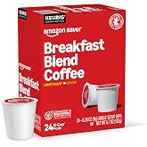 Amazon Saver Light Roast Coffee Pods, Breakfast Blend, Compatible with Keurig 2.0 K-Cup Brewers, 24 Count (Previously Happy Belly)